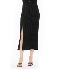 Alexia Admor Women's Onyx Striped Skirt