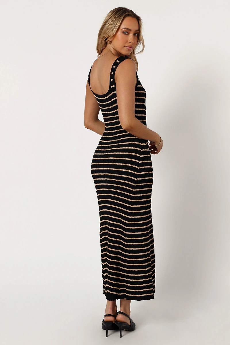 Petal and Pup Women's Henry Striped Midi Dress