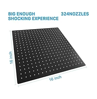 Rainsken 16 Inch Oversize Stainless Steel Rain Shower Head