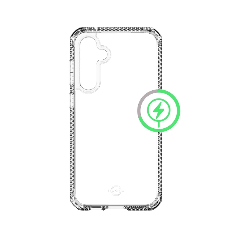 ITSkins Hybrid_R Clear MagSafe Case for Samsung Galaxy S23 Fe