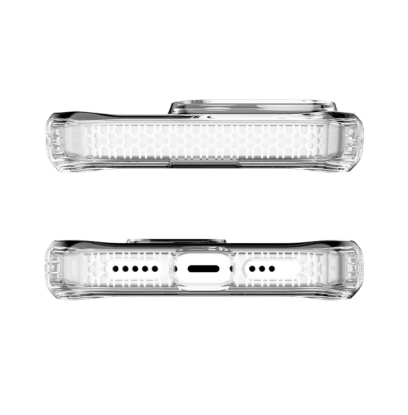 ITSkins Hybrid_R Clear MagSafe Case for Apple iPhone 15 Pro