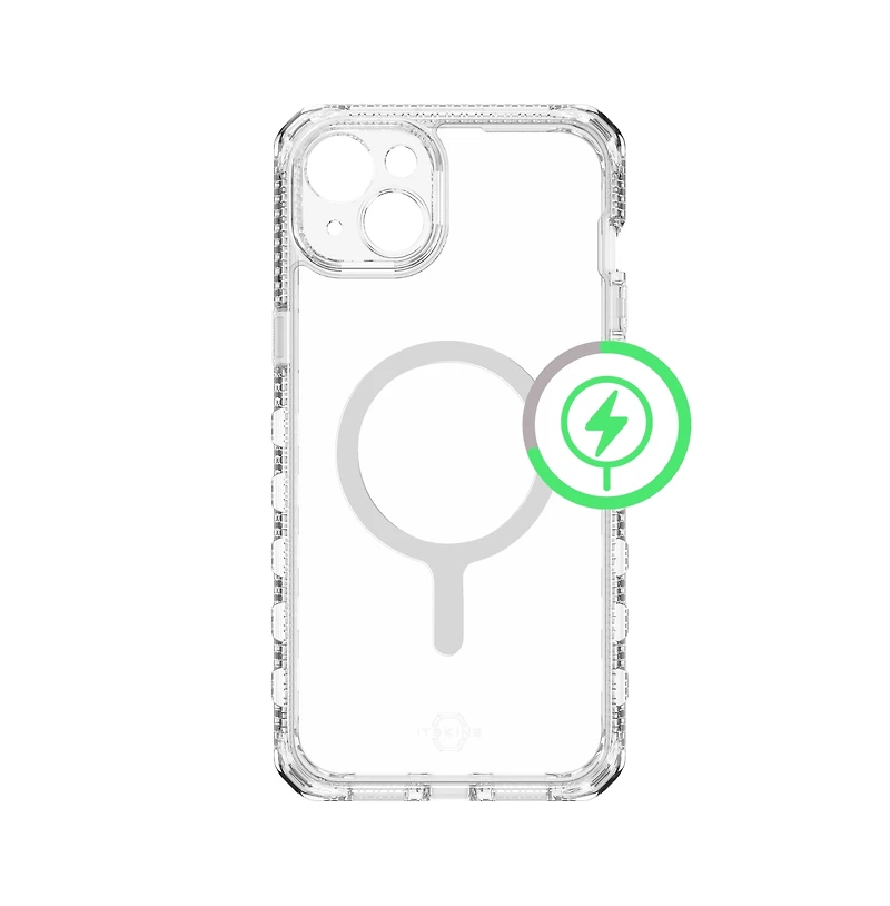 ITSkins Supreme_R Clear MagSafe Case for Apple iPhone 15 / iPhone 14 / iPhone 13