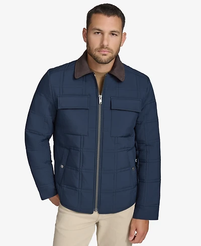 Marc New York Men's Brockman Quilted Shirt Jacket