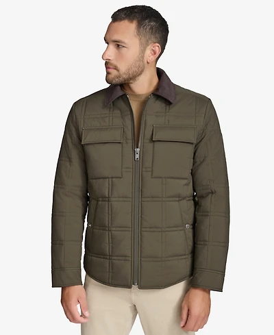 Marc New York Men's Brockman Quilted Shirt Jacket