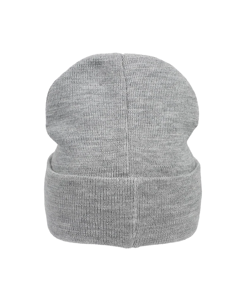 Dungeons & Dragons Men's Ampersand Logo Embroidery Heather Gray Acrylic Knit Cuff Beanie