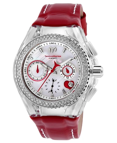 Technomarine Women's Tm-117001 Cruise Quartz Multifunction White Dial Watch