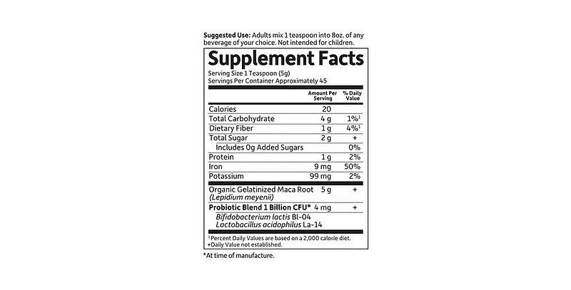 Garden of Life Maca Root Powder, 7.93 Oz