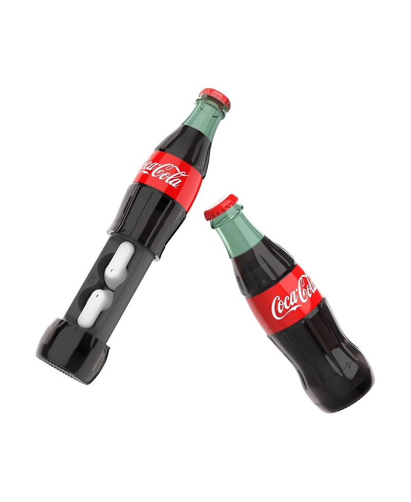 Coca-Cola Wireless Earbuds 2.0 with Bottle Shaped Charging Case