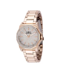 Invicta Women's Speedway Quartz 3 Hand Silver Dial Watch