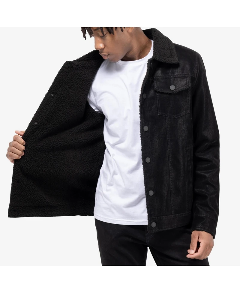 Xray Men's Jacket With Faux Shearling Lining