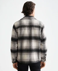 Scotch & Soda Men's Point Collar Long Sleeve Overshirt Jacket