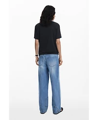 Desigual Women's Cherry embossed T-shirt