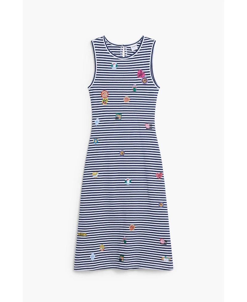 Desigual Girls Girls's Embroidered cut-out dress