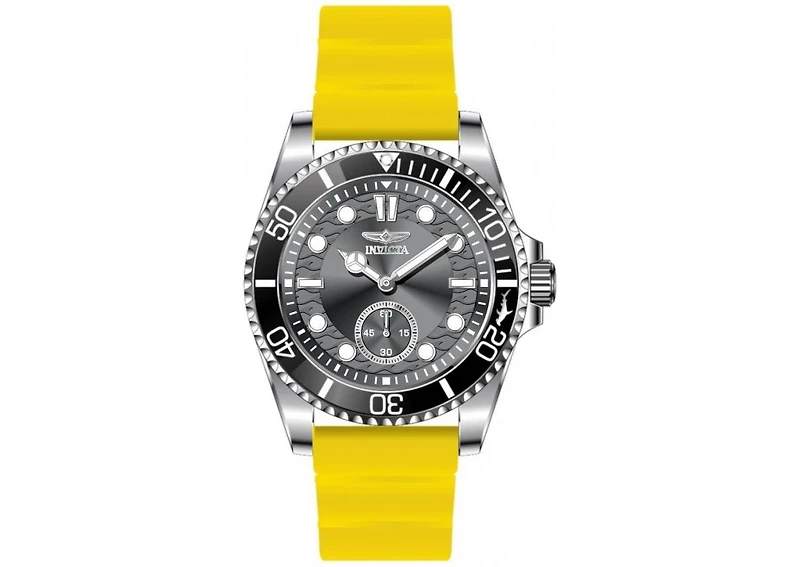 Invicta Men's 49339 Pro Diver Quartz 2 Hand Charcoal Dial Watch