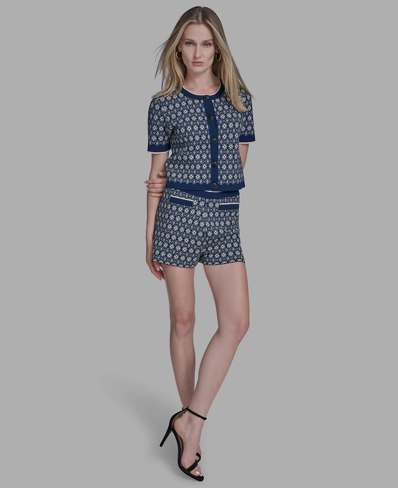 Bcbg Women's 2-Piece Printed T-Shirt and Shorts Set