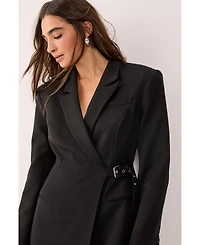 Nasty Gal Women's Shoulder Pad Blazer Dress