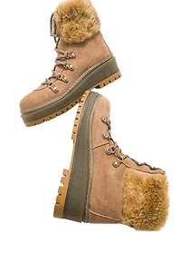 Prologue Shoes Lunira Fur Ankle Boot (Women)