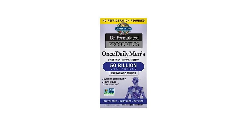 Garden of Life Dr. Formulated Probiotics Once Daily Men's ,30 Caps