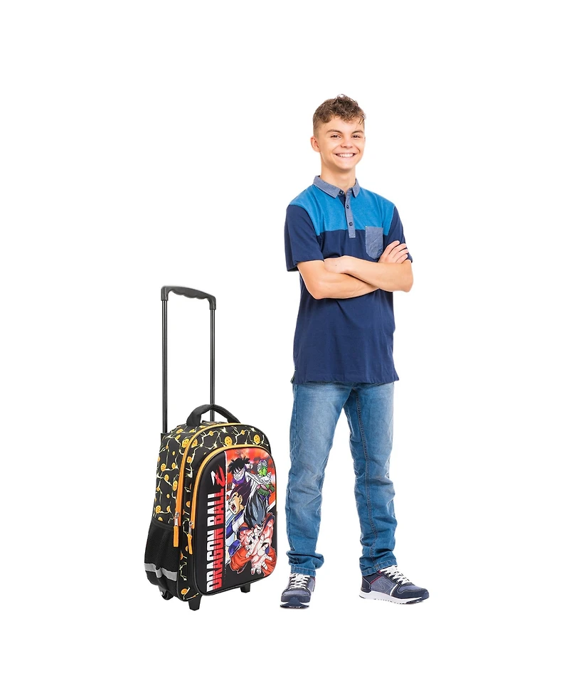 Dragon Ball Z Group Shot 16" Rolling Travel Backpack