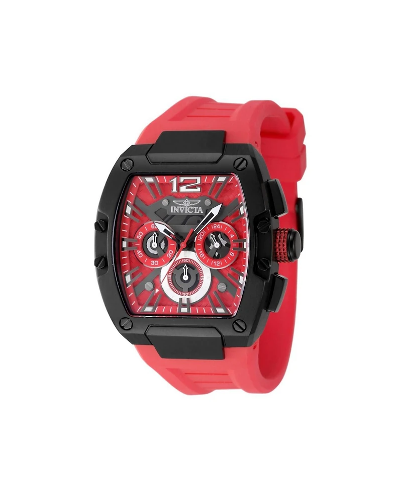 Invicta Men's 48473 Invicta Racing Quartz Chronograph Red Dial Watch