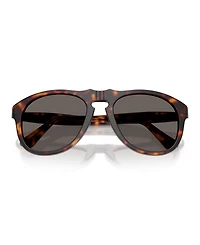 Persol Unisex Pilot Sunglasses, PO0649NE