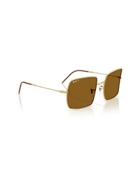 Ray-Ban Women's Polarized Sunglasses, Square Reverse RBR0104S