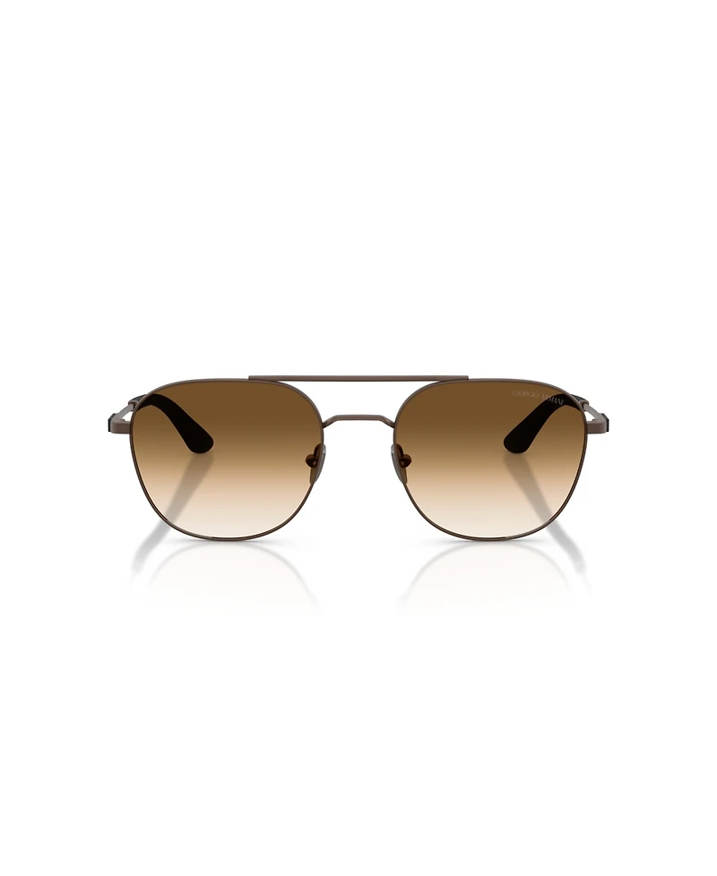 Giorgio Armani Men's Rectangle Sunglasses, AR6178
