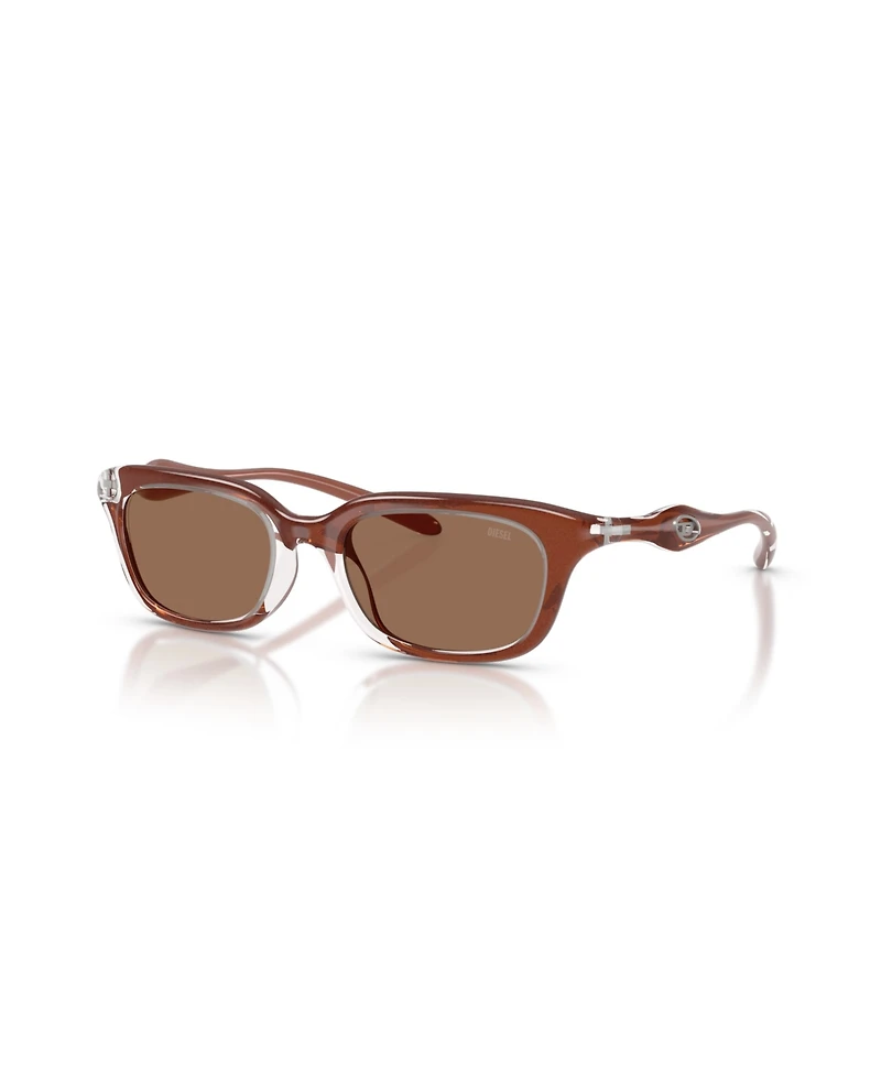 Diesel Unisex Square Sunglasses, DL3013U