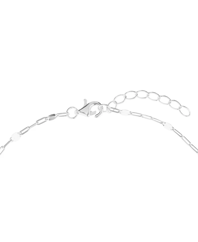 Macy's Cubic Zirconia Butterfly Anklet (1.20 ct. t.w.) in Sterling Silver (also in 14kK Gold over Sterling Silver)