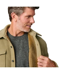 Free Country Men's Sueded Tundra Fleece Shirt Jacket