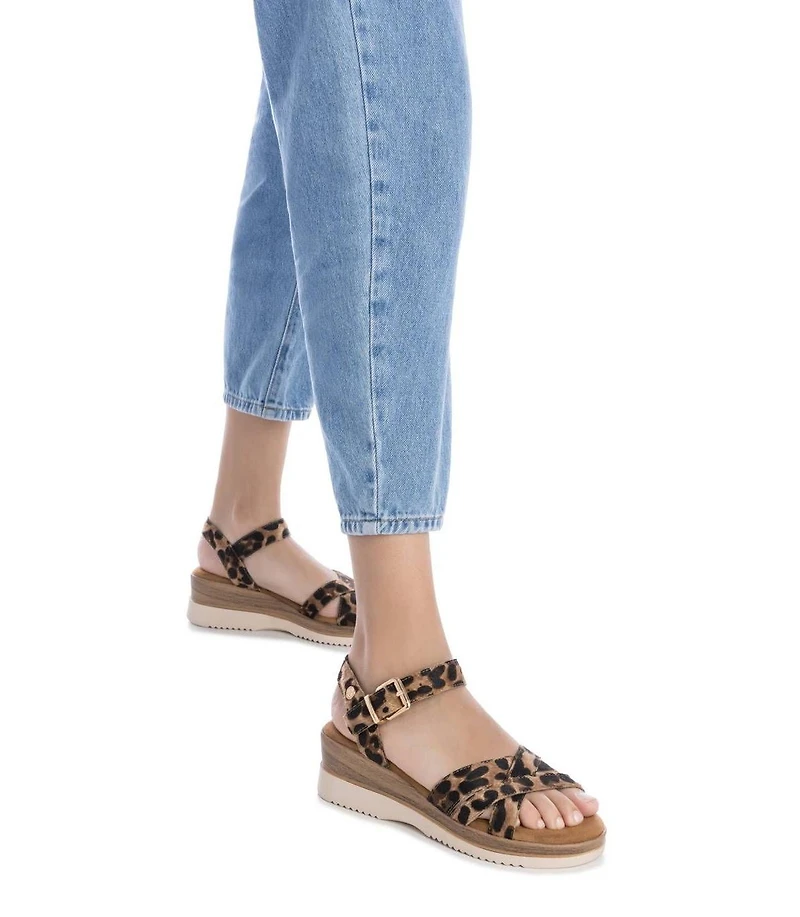 Xti Women's Wedge Ankle Strap Sandals