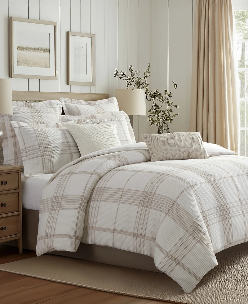 Levtex Home Waffle Plaid 2-Pc. Comforter Set, Twin