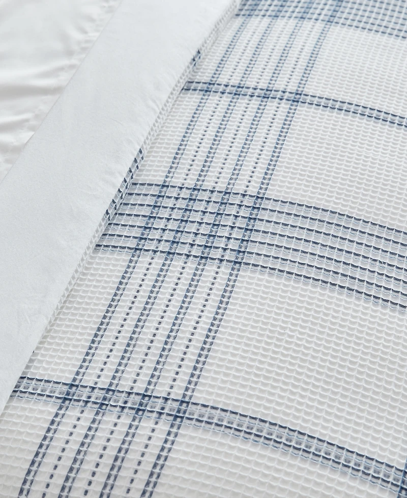 Levtex Home Waffle Plaid 3-Pc. Comforter Set