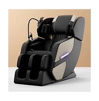 Zero Gravity Massage Recliner with Heating, Foot Rollers & Air Compression, Full Body Chair with Bluetooth-Maison Boucle