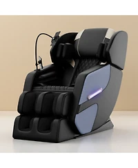 Zero Gravity Massage Recliner with Heating, Foot Rollers & Air Compression, Full Body Chair with Bluetooth-Maison Boucle