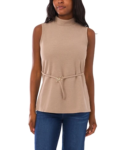 Vince Camuto Women's Mock Neck Sleeveless Top