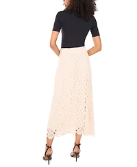 Vince Camuto Women's Crochet Midi Skirt