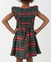 Rare Editions Girls 2T-6X Sleeveless Smocked Dress