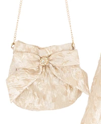 Rare Editions Girls 7-16 2-Piece Sleeveless Brocade Dress and Side Bag Set