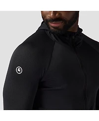 Backcountry Men's Pines Microgrid Ultra-Lt Baselayer 1/2-Zip Scuba Top Lightweight Long Underwear Tops
