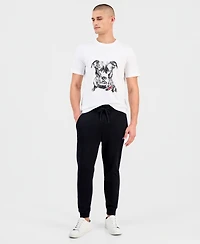 Hugo Boss Men's Dubrox Short-Sleeve Dog Graphic Crewneck T-Shirt
