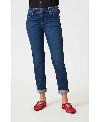 Mavi Jeans Women's Emma Slim Boyfriend Deep Brushed Tribeca