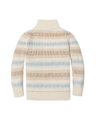 Hope & Henry Boys Organic Mock Neck Stripe Sweater