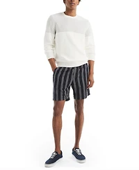 Nautica Men's Textured Colorblocked Crewneck Sweater