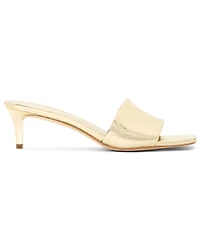Michael Kors Women's Elyse Square Toe Mule Sandals