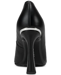 Dkny Women's Cinthia Sequin Logo Heel Pumps