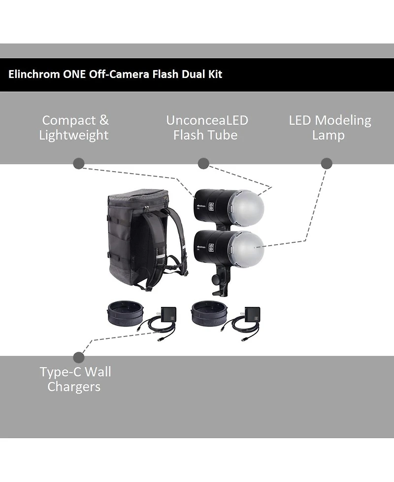 Elinchrom One Off-Camera Flash Dual Kit