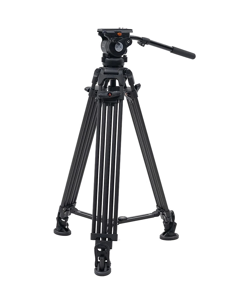 Ikan E-Image EG05C2 3-Section Carbon Fiber Tripod with GH05 Fluid Video Head and Mid-Level Spreader