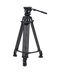 Ikan E-Image EG05C2 3-Section Carbon Fiber Tripod with GH05 Fluid Video Head and Mid-Level Spreader