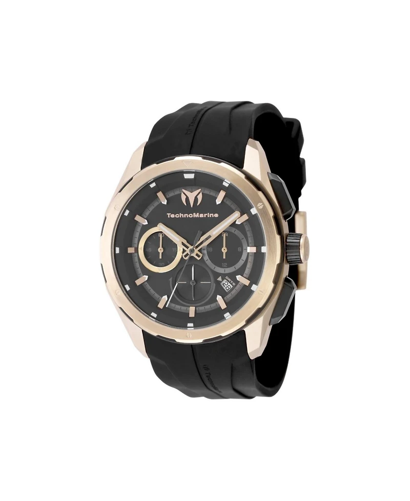 Technomarine Men's Tm- Ocean Quartz Black Dial Watch